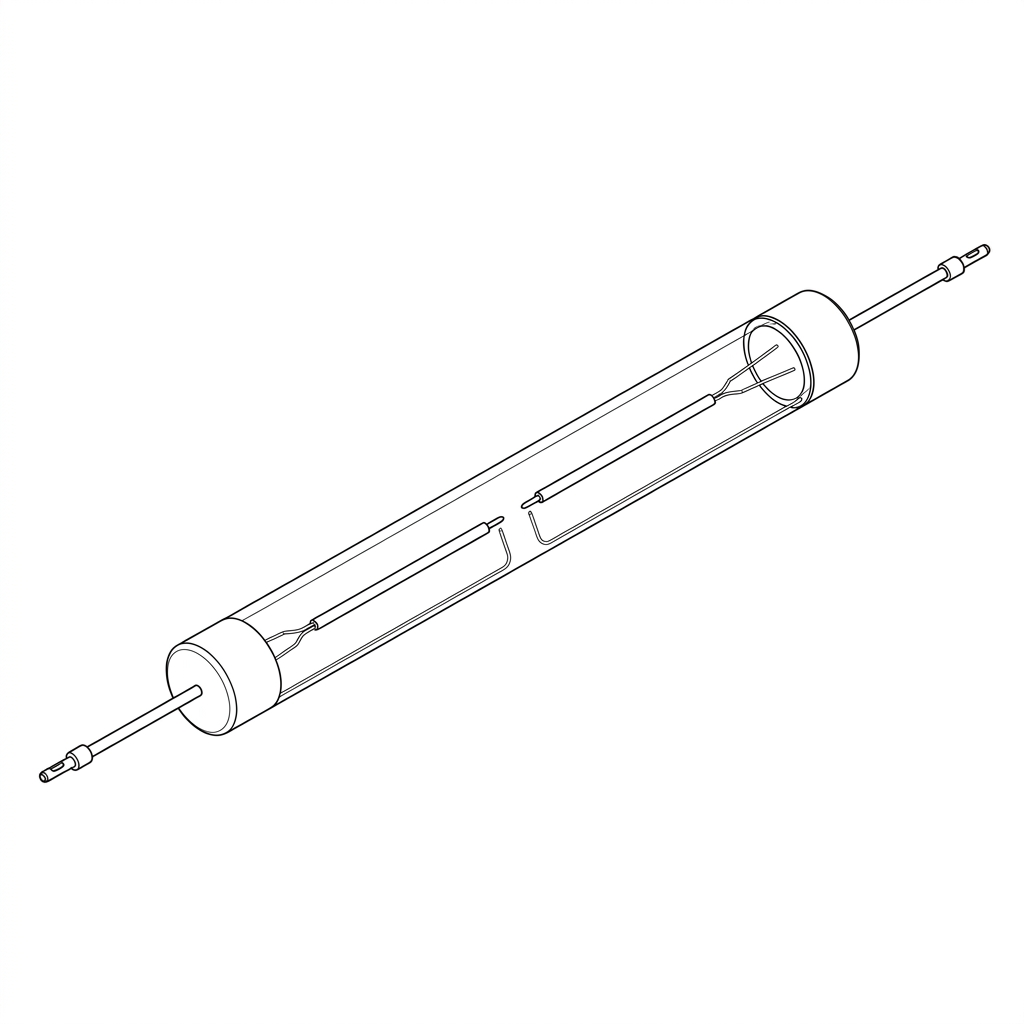 Heraeus Noblelight 400W UV szárító lámpa — eredeti diszkont projektor lámpamodul illusztráció
